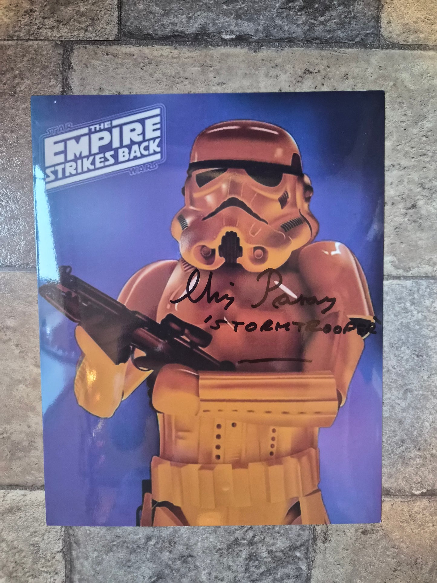 Chris Parsons Signed Stormtrooper Autograph