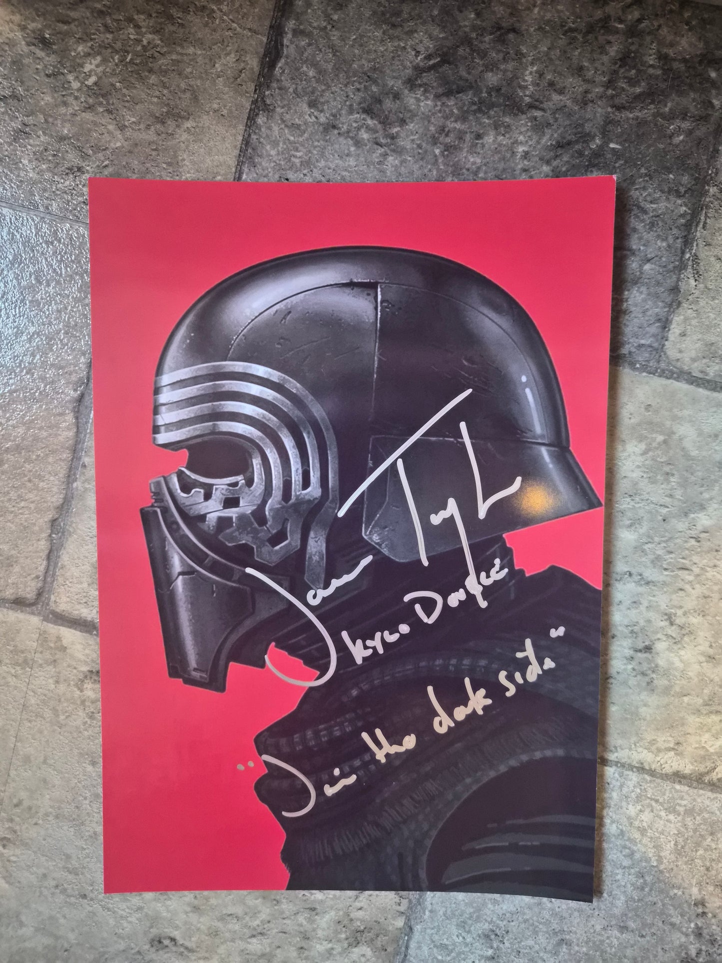 James Taylor Signed Autograph - Kylo Ren Sequel Double