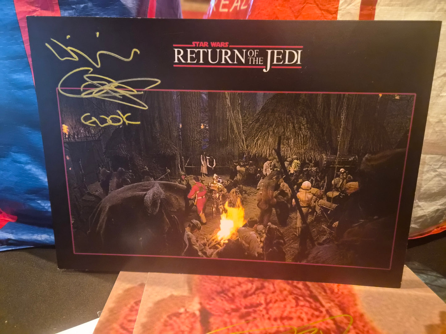 Star Wars ROTJ Ewok Willie Coppen Signed Autograph