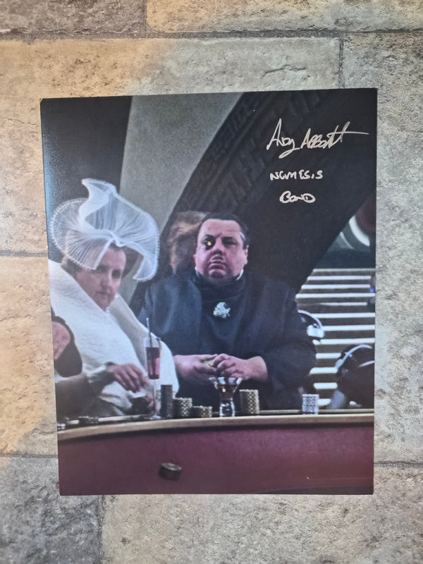 Andrew Abott The Last Jedi Nemesis Bond Autograph