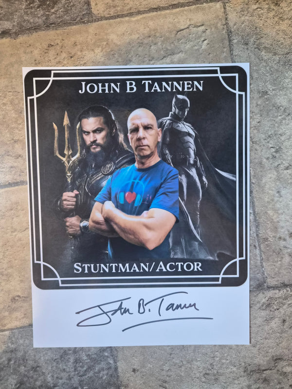 John B Tannen Signed Autograph - The Batman, Aquaman 2 Stunt Actor
