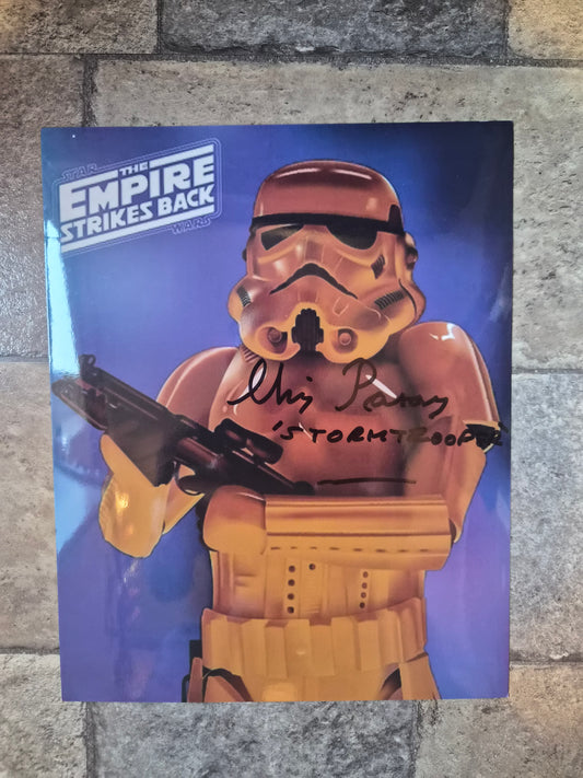 Chris Parsons Signed Stormtrooper Autograph