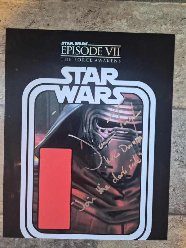 James Taylor - Kylo Ren Stand In Double Autograph