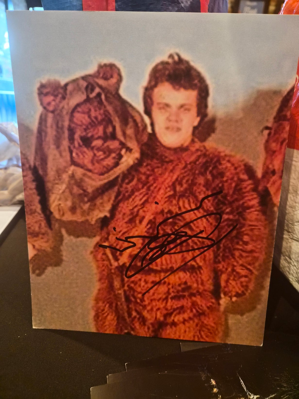 Star Wars Brian Wheeler Ewok ROTJ autograph