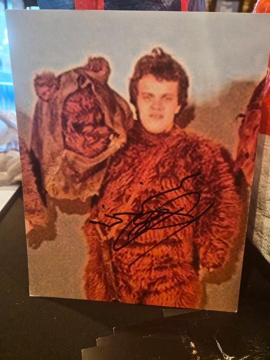 Star Wars Brian Wheeler Ewok ROTJ autograph